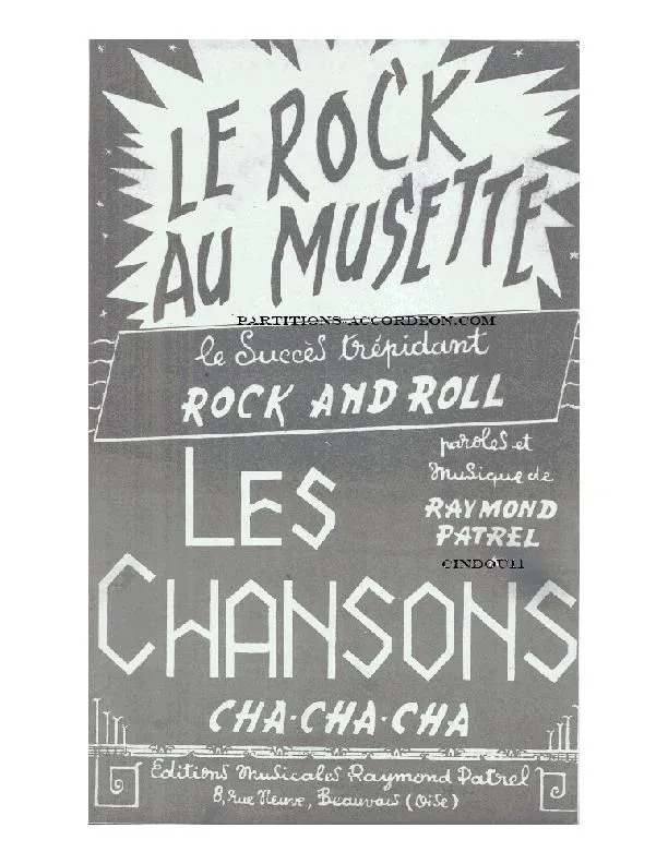 télécharger la partition d'accordéon Le rock au musette (Orchestration) (Rock and Roll) au format PDF