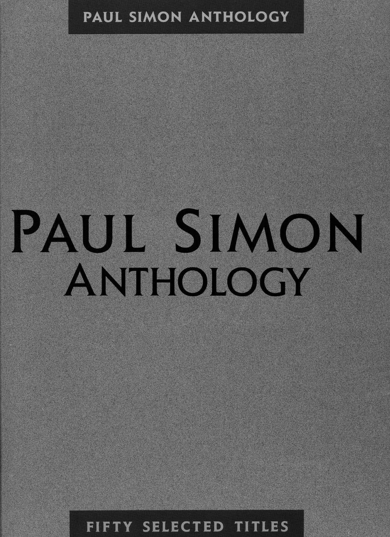 télécharger la partition d'accordéon Paul Simon Anthology (50 titres) au format PDF
