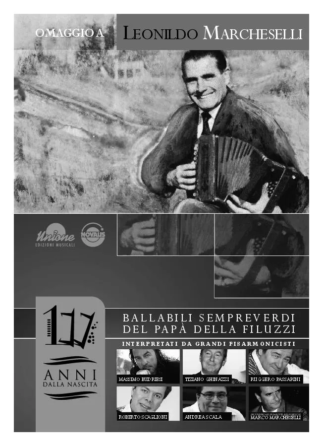 télécharger la partition d'accordéon Omaggio A Leonildo Marcheselli (22 Titres) au format PDF