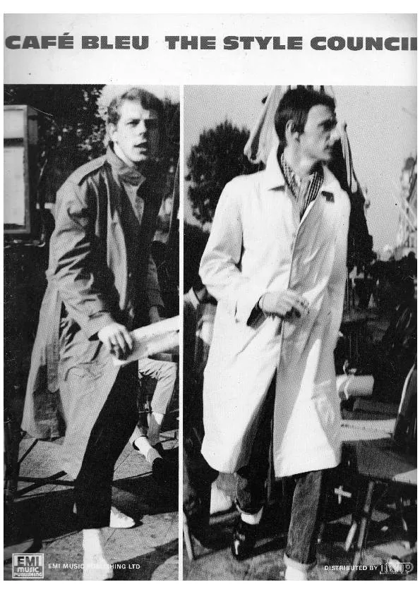 télécharger la partition d'accordéon Café Bleu The Style Council (13 titres) au format PDF