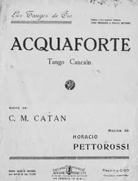 télécharger la partition d'accordéon Acquaforte (Tango) au format PDF