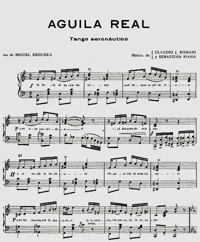 télécharger la partition d'accordéon Aguila real (Tango) au format PDF