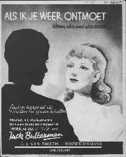 télécharger la partition d'accordéon Als ik je weer ontmoet (Wenn wir uns wiederseh'n) (Du film : Der grosse Schatten) (Tango) au format PDF