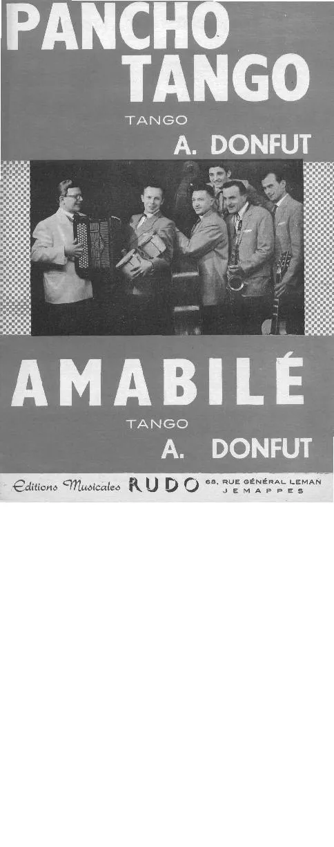 télécharger la partition d'accordéon Amabilé (Tango) au format PDF