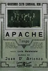 télécharger la partition d'accordéon Apache (Tango) au format PDF