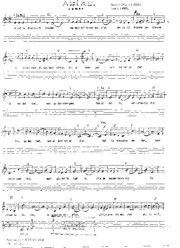 télécharger la partition d'accordéon Adieu (Chant : Willy Lustenhouwer) (Valse) au format PDF
