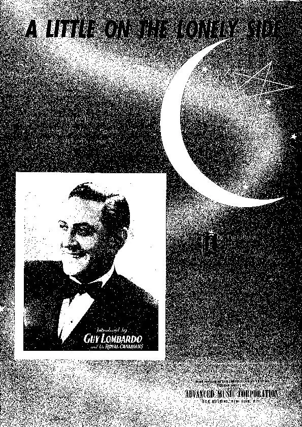 télécharger la partition d'accordéon A little on the lonely side (Interprète : Guy Lombardo) (Slow) au format PDF