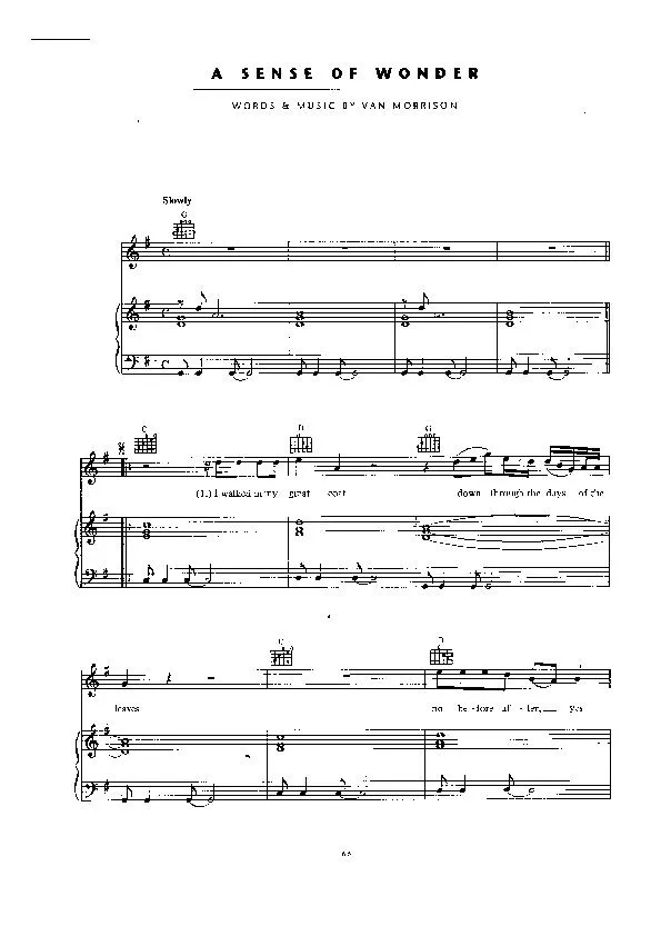 télécharger la partition d'accordéon A sense of wonder (Slow) au format PDF