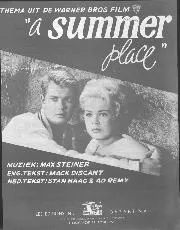 télécharger la partition d'accordéon A summer place theme (Deze zomernacht) (Interprète: Percy Faith) (Slow) au format PDF