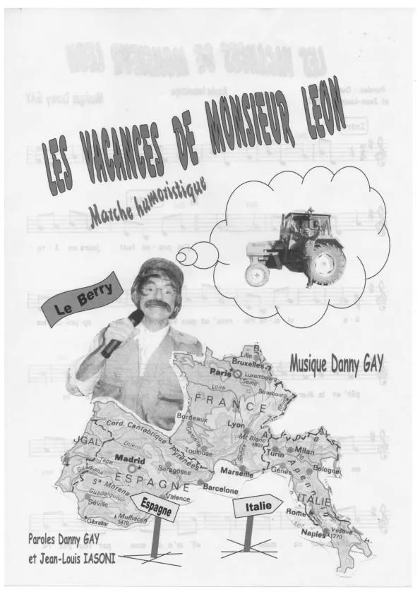 télécharger la partition d'accordéon Les vacances de Monsieur Léon (Marche Humoristique) au format PDF