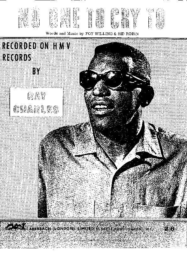 télécharger la partition d'accordéon No one to cry to (Interprète : Ray Charles) (Slow Fox) au format PDF