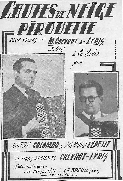 télécharger la partition d'accordéon Chutes de neige (Polka) au format PDF