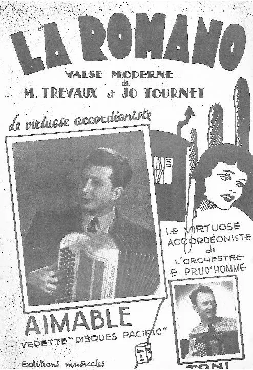 télécharger la partition d'accordéon La Romano (Valse Musette) au format PDF