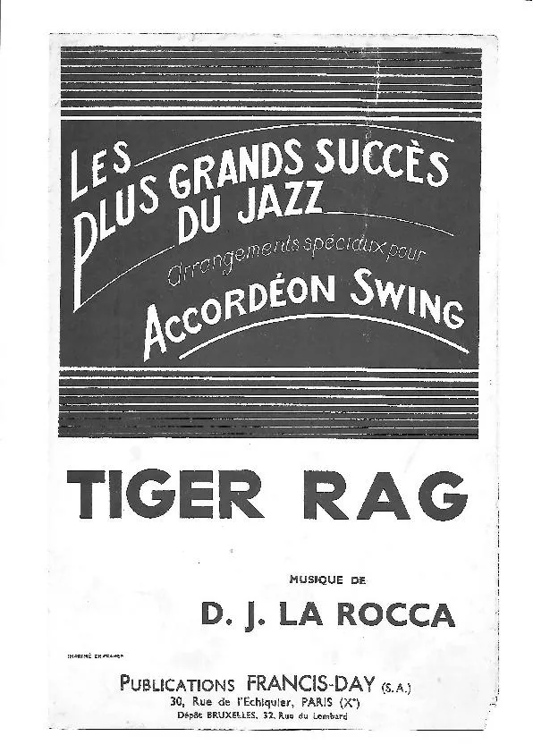 télécharger la partition d'accordéon Tiger Rag (Arrangement : Emile Carrara) (Fox Trot Rapide)  au format PDF