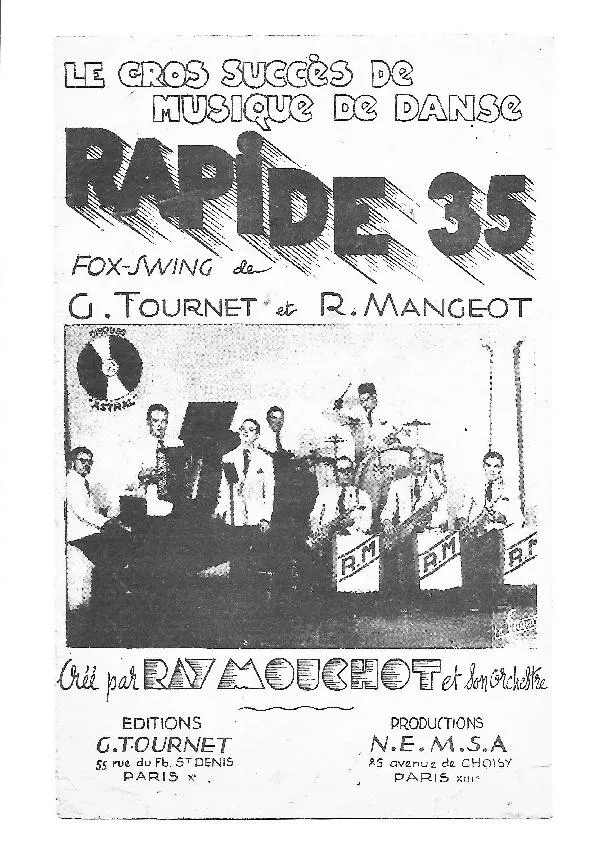 télécharger la partition d'accordéon Rapide 35 (Arrangement : Sacha Vlady) (Fox Swing) au format PDF