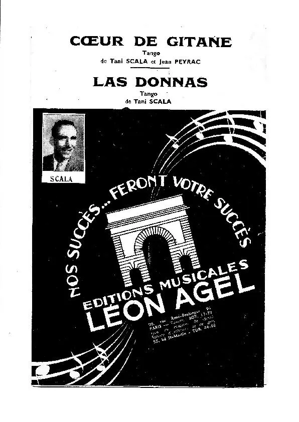 télécharger la partition d'accordéon Coeur de Gitane (Corazon el Gitana) (Orchestration Complète) (Tango) au format PDF