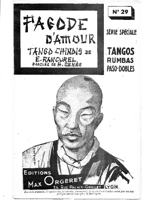 télécharger la partition d'accordéon Pagode d'amour (Orchestration) (Tango Chinois) au format PDF