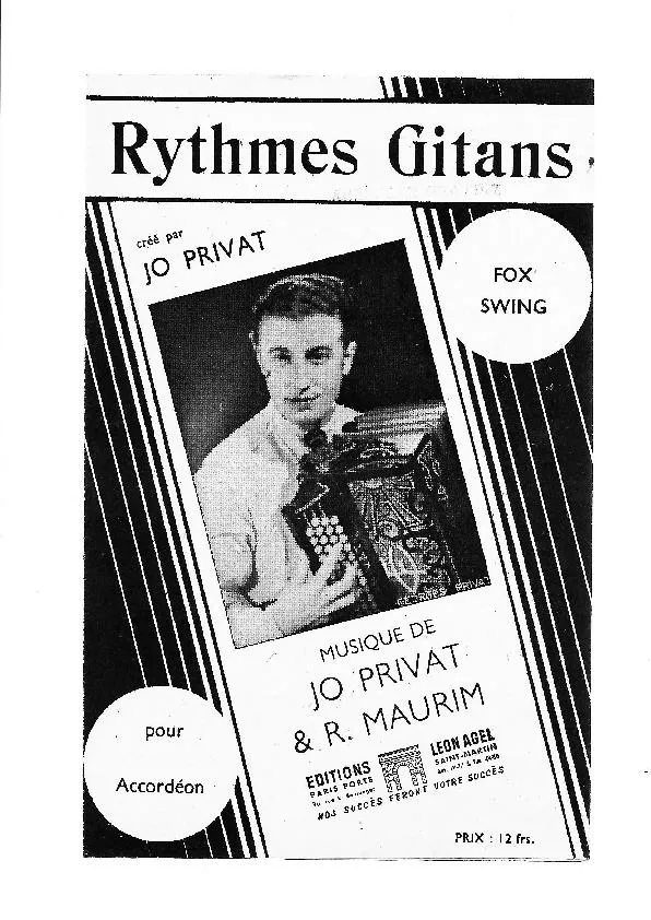 télécharger la partition d'accordéon Rythmes Gitans (Fox Swing) au format PDF