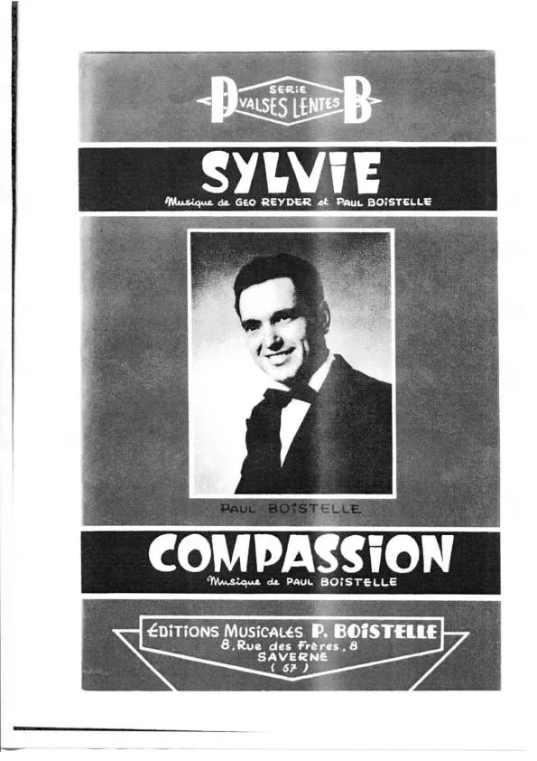 télécharger la partition d'accordéon Compassion (Valse Lente) au format PDF