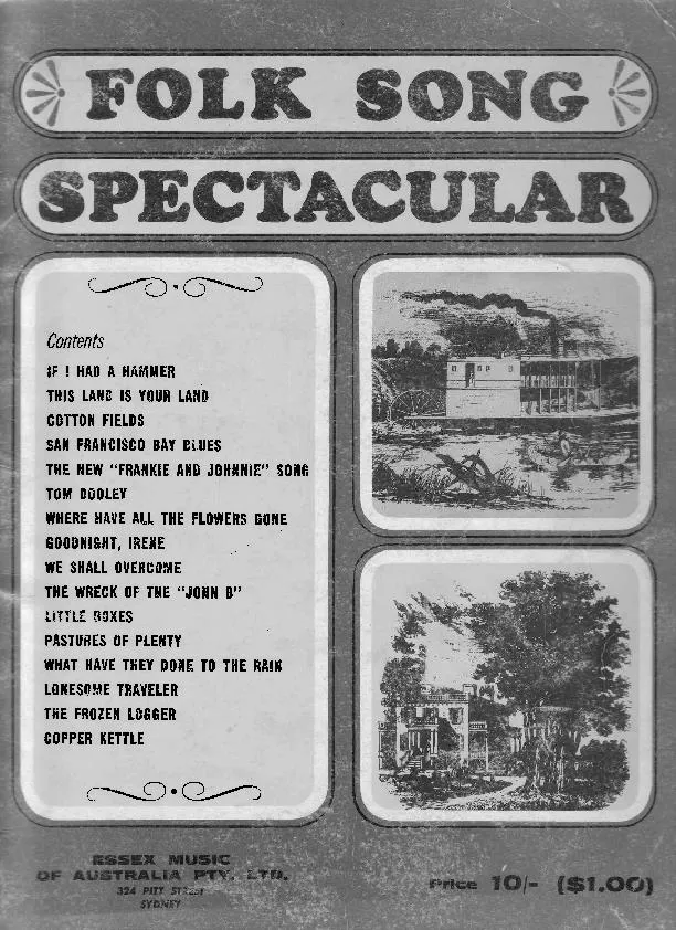 télécharger la partition d'accordéon Folk song spectacular (16 titres) au format PDF