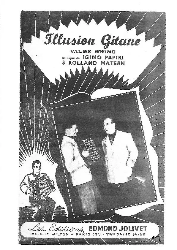 télécharger la partition d'accordéon Illusion Gitane (Valse Swing) au format PDF