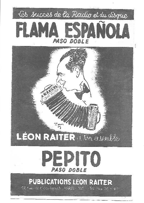 télécharger la partition d'accordéon Flama Española (Orchestration) (2 Accordéons) (Paso Doble) au format PDF