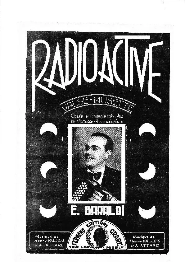 télécharger la partition d'accordéon Radio Active au format PDF