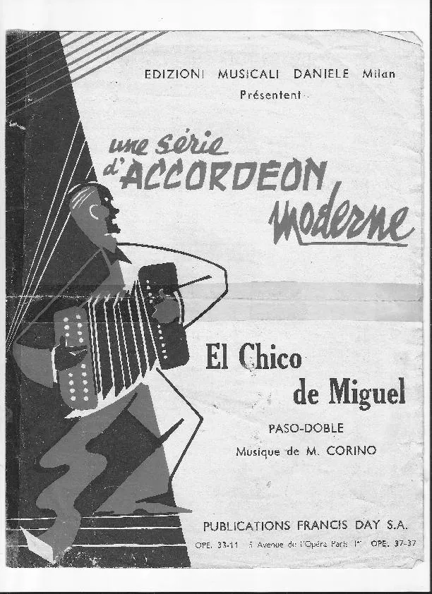 télécharger la partition d'accordéon El Chico de Miguel (Paso Doble) au format PDF