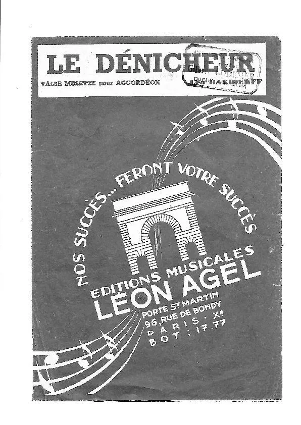 télécharger la partition d'accordéon Le Dénicheur (Valse Musette) au format PDF