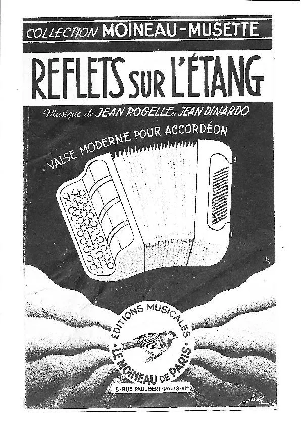 télécharger la partition d'accordéon Reflets sur l'étang (Valse) au format PDF