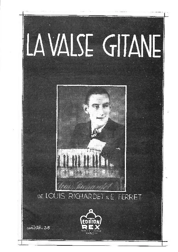 télécharger la partition d'accordéon La valse Gitane (Arrangement : Jean Davon) au format PDF