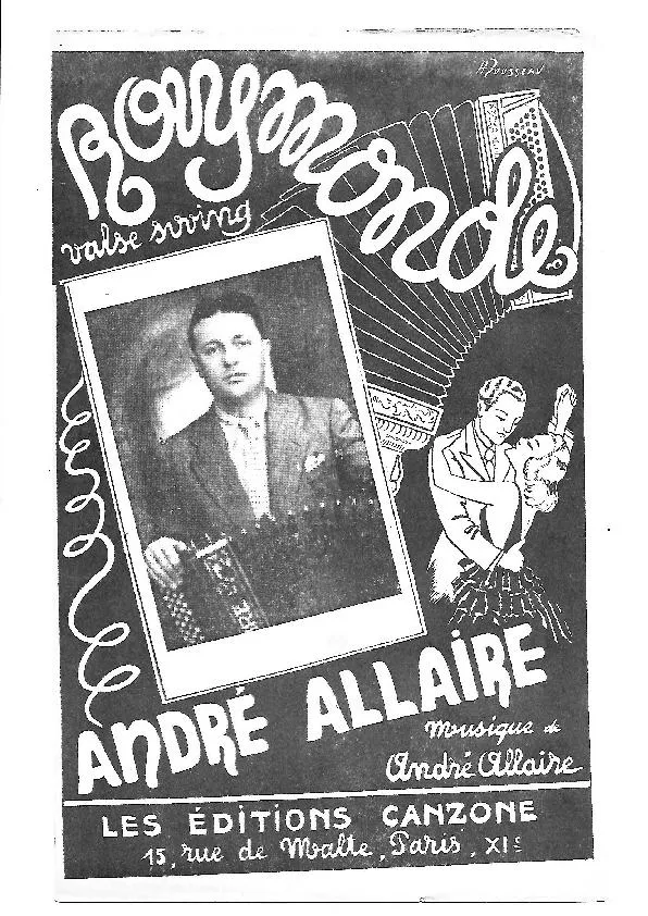 télécharger la partition d'accordéon Raymonde (Valse Swing) au format PDF