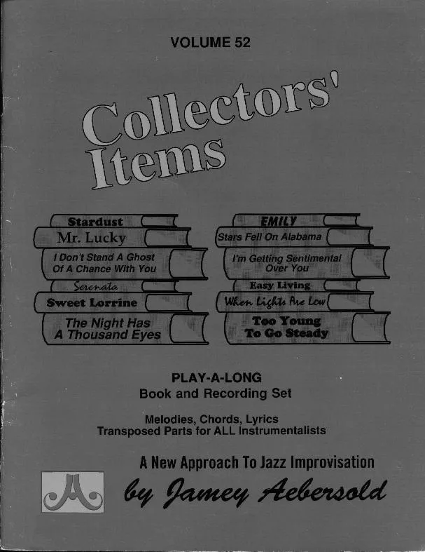 télécharger la partition d'accordéon Collector' Items (Volume 52) (12 titres) au format PDF