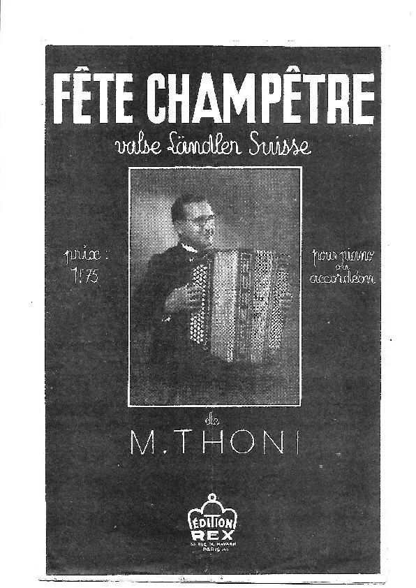 télécharger la partition d'accordéon Fête champêtre (Valse Ländler Suisse) (Chilbi Ländler) au format PDF