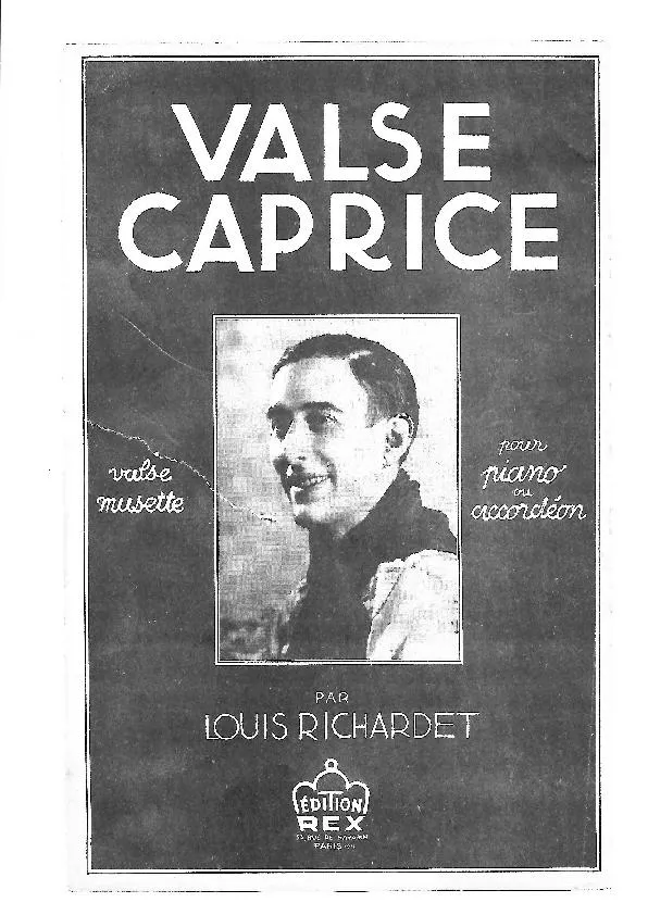 télécharger la partition d'accordéon Valse caprice au format PDF