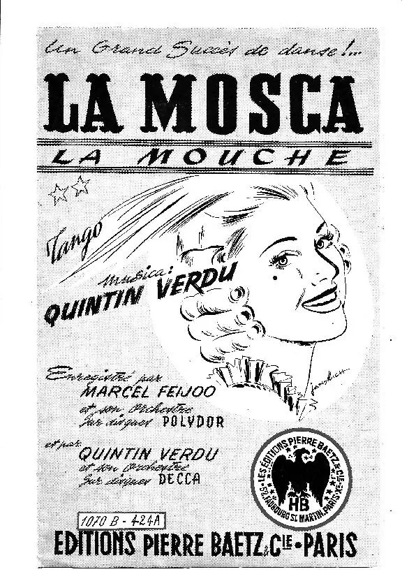 télécharger la partition d'accordéon La mosca (La mouche) (Orchestration) (Tango) au format PDF