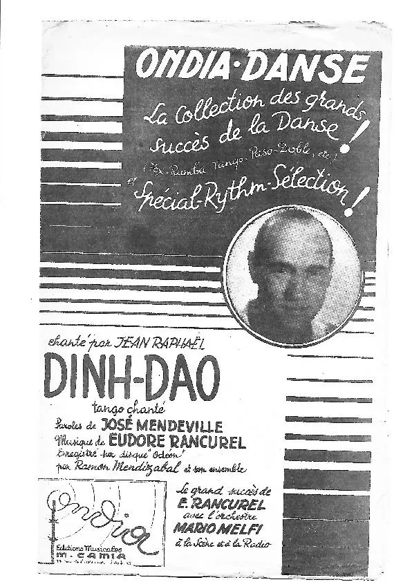 télécharger la partition d'accordéon Dinh Dâo (Tango Chinois Chanté) au format PDF