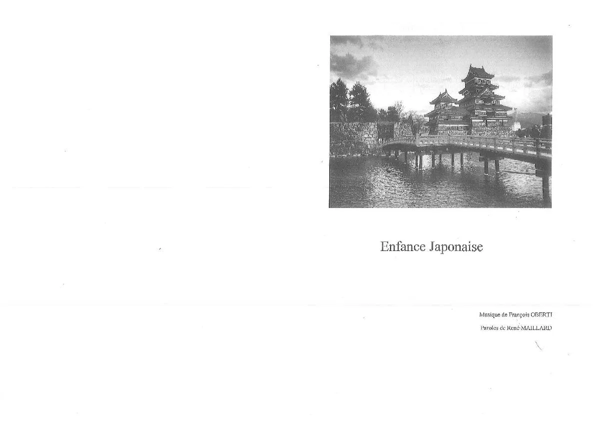 télécharger la partition d'accordéon Enfance Japonaise (Version Chantée) (Bossa Nova) au format PDF