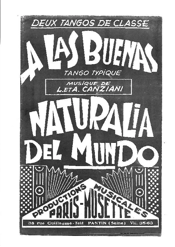 télécharger la partition d'accordéon Naturalia del mundo (Orchestration) (Tango Tzigane) au format PDF
