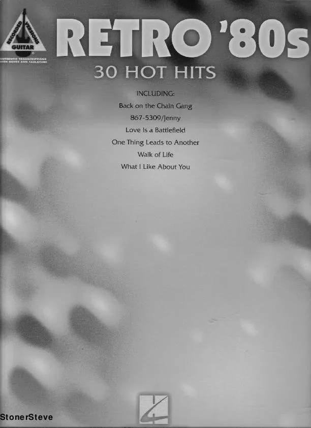 télécharger la partition d'accordéon Retro' 80s : 30 Hot Hits au format PDF