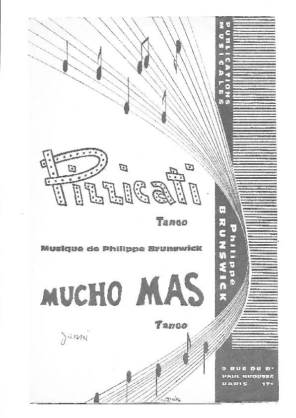 télécharger la partition d'accordéon Pizzicati (Orchestration) (Tango)  au format PDF