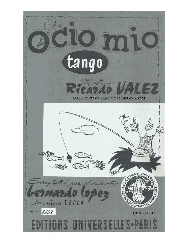 télécharger la partition d'accordéon Ocio Mio (Orchestration Complète) (Tango) au format PDF