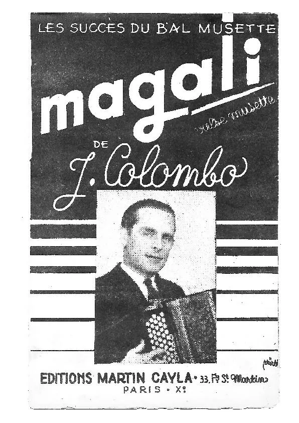 télécharger la partition d'accordéon Magali (Valse Musette) au format PDF