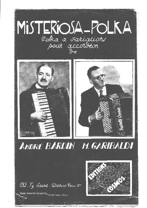 télécharger la partition d'accordéon Mistériosa Polka au format PDF