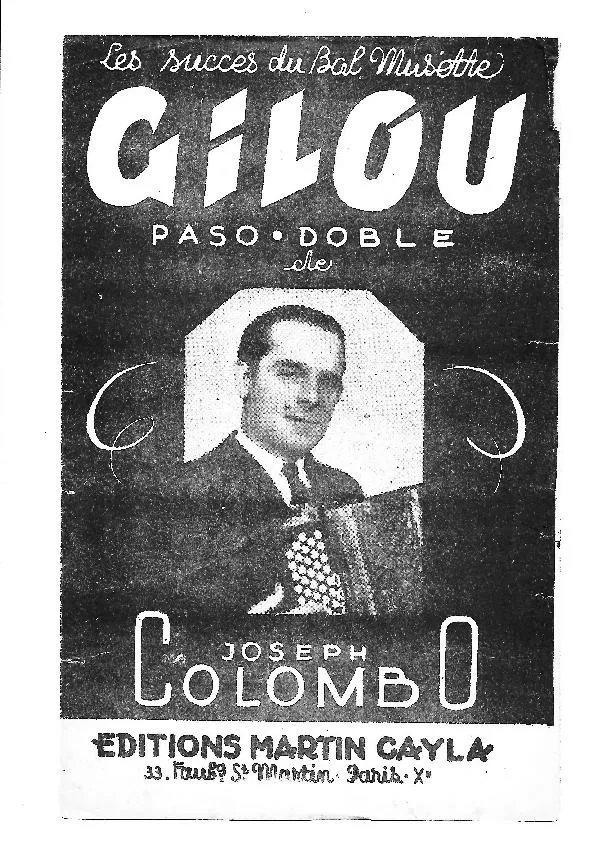 télécharger la partition d'accordéon Gilou (Orchestration) (Paso Doble) au format PDF