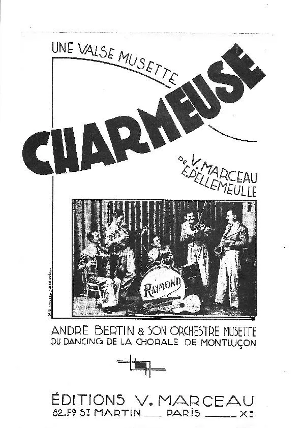 télécharger la partition d'accordéon Charmeuse (Valse Musette) au format PDF
