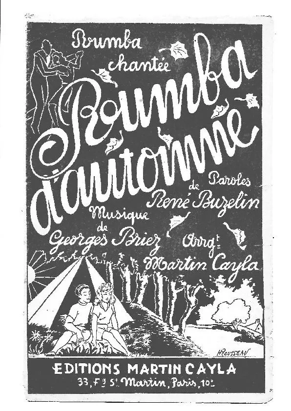 télécharger la partition d'accordéon Rumba d'automne (Arrangement : Martin Cayla) (Sur la chanson de René Buzelin) au format PDF