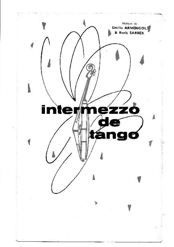 télécharger la partition d'accordéon Intermezzo de tango (Orchestration) au format PDF