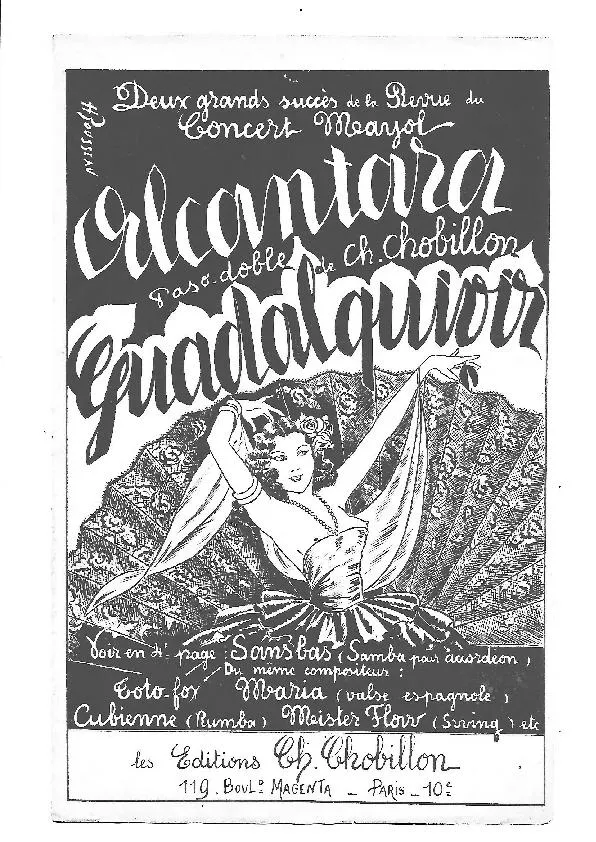 télécharger la partition d'accordéon Alcantara (Orchestration) (Paso Doble) au format PDF