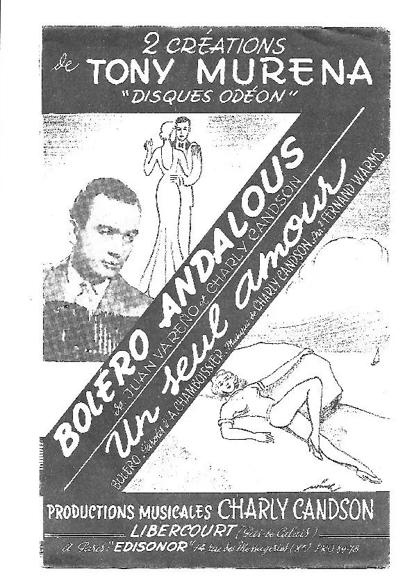 télécharger la partition d'accordéon Boléro Andalous (Créé par : Tony Muréna) (Orchestration) au format PDF